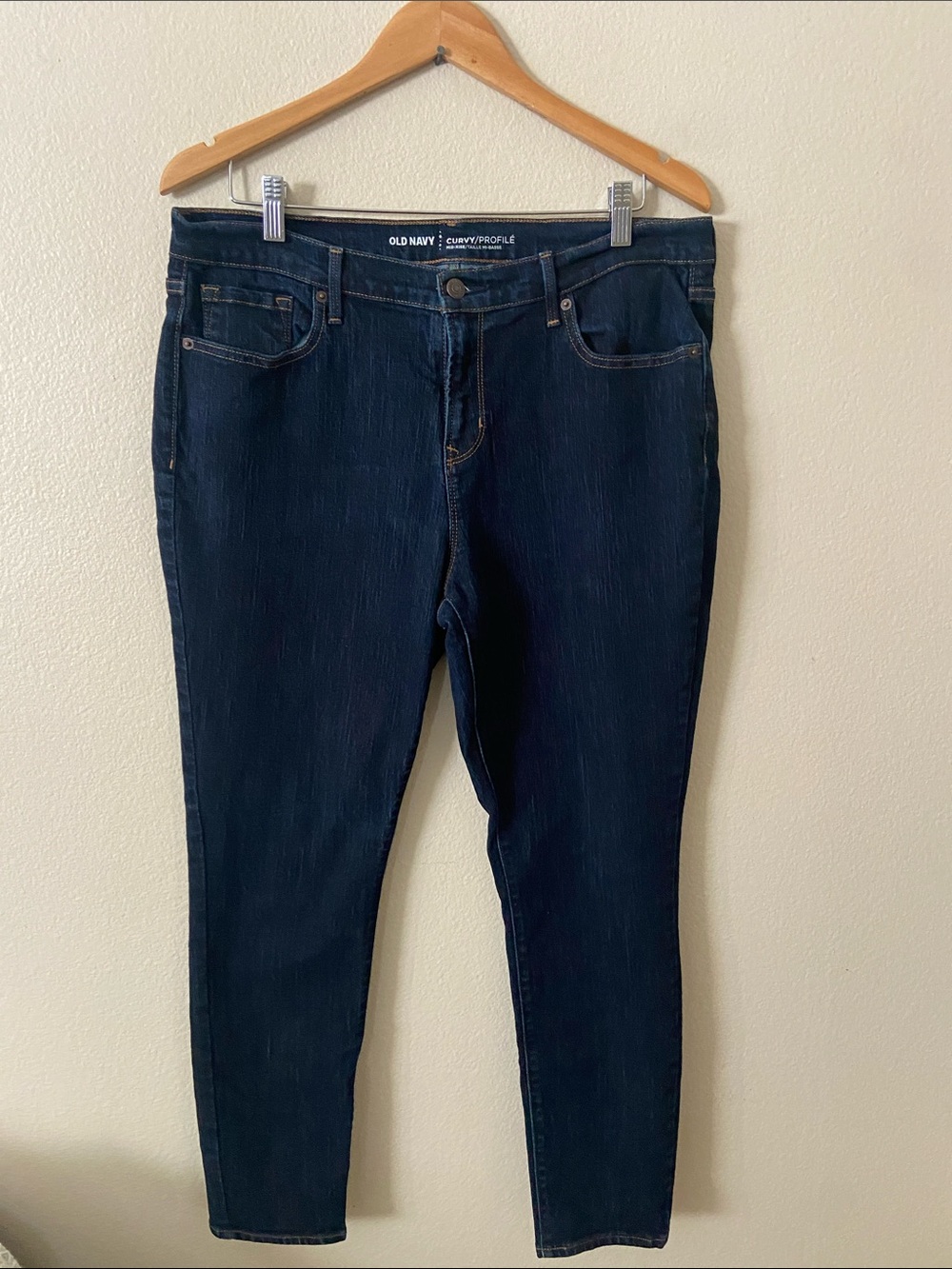 Old Navy Curvy Profile Women's Dark Blue Skinny Jeans